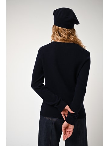 AUTHENTIC CASHMERE Kasjmieren vest "Caron" donkerblauw