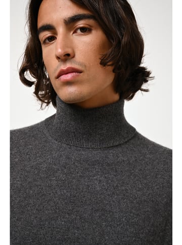 AUTHENTIC CASHMERE Kasjmieren coltrui "Bange" antraciet