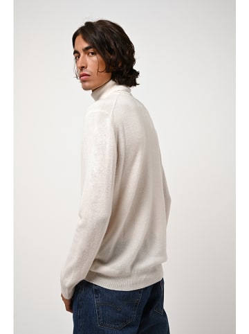 AUTHENTIC CASHMERE Kasjmieren coltrui "Bange" crème