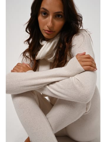 AUTHENTIC CASHMERE Kaszmirowy sweter "Etret" w kolorze kremowym