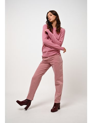 AUTHENTIC CASHMERE Kaszmirowy sweter "Etret" w kolorze jasnoróżowym