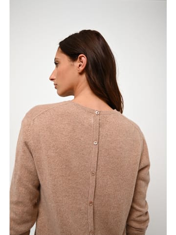 AUTHENTIC CASHMERE Kaszmirowy sweter "Estaris" w kolorze beżowym