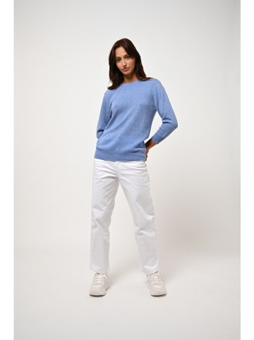 AUTHENTIC CASHMERE Kaszmirowy sweter "Estaris" w kolorze błękitnym