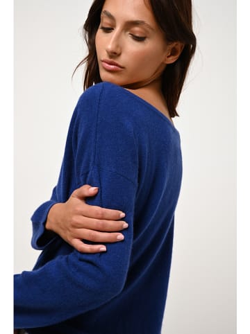 AUTHENTIC CASHMERE Kaszmirowy sweter "Faraut" w kolorze niebieskim