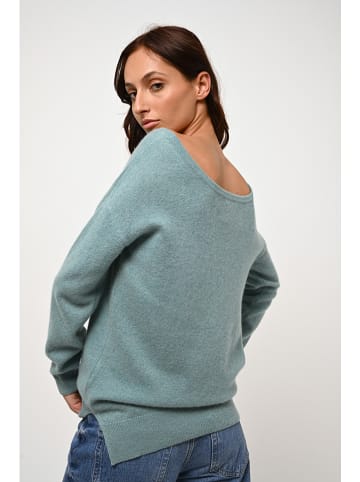 AUTHENTIC CASHMERE Kaszmirowy sweter "Faraut" w kolorze miętowym