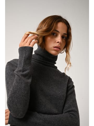 AUTHENTIC CASHMERE Kasjmieren coltrui "Fornet" antraciet