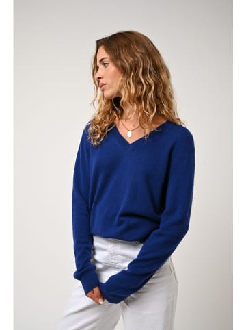 AUTHENTIC CASHMERE Kaszmirowy sweter "Gardoria" w kolorze niebieskim