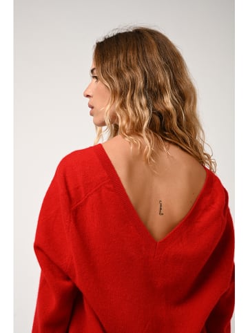 AUTHENTIC CASHMERE Kasjmieren trui "Giegn" rood