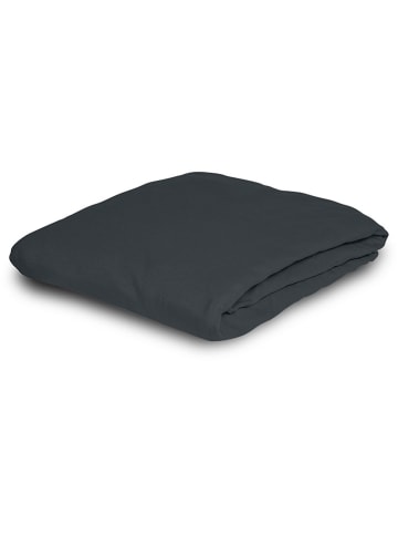 Bierbaum Mako-Satin Spannbettlaken in Schwarz