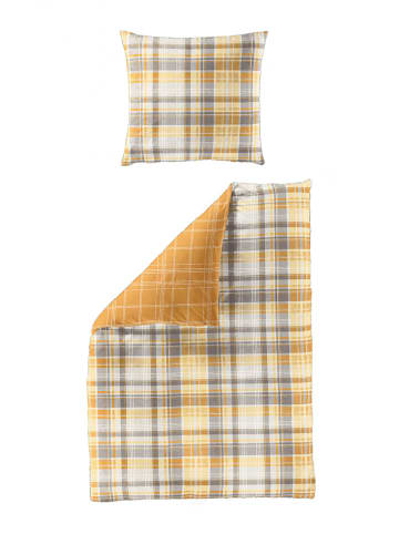 Bierbaum Biber-Bettwäsche-Set in Orange
