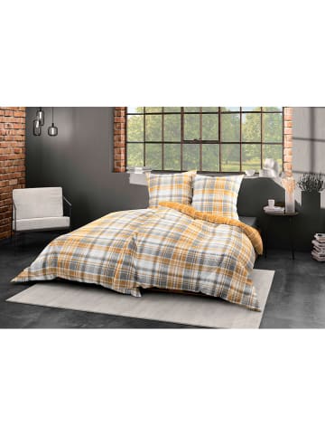 Bierbaum Biber-Bettwäsche-Set in Orange