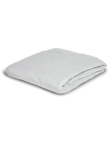 Bierbaum Mako-Satin Spannbettlaken in Grau