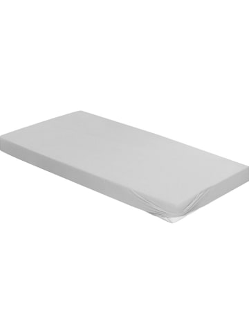 Bierbaum Mako-Satin Spannbettlaken in Grau