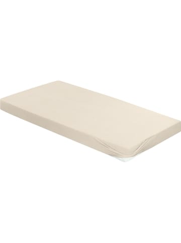 Bierbaum Biber-Spannbettlaken in Beige