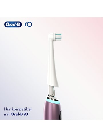Oral-B Wymienne końcówki (4 szt.) "Oral-B iO - Sensitive" w kolorze białym