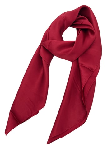Made in Silk Zijden sjaal rood - (B)190 x (H)110 cm