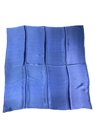 Made in Silk Seiden-Tuch in Blau - (L)190 x (B)110 cm