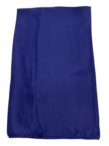 Made in Silk Zijden sjaal donkerblauw - (L)190 x (B)110 cm