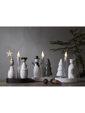 STAR Trading Ledvensterlamp "Christmas Joy" wit - (L)21 x (B)16 cm