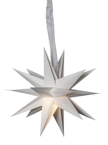 STAR Trading Papierstern "December" in Weiß - Ø 35 cm