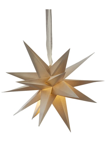 STAR Trading Gwiazda papierowa "December" w kolorze złotym - Ø 35 cm