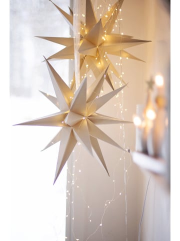 STAR Trading Papierstern "December" in Gold - Ø 35 cm