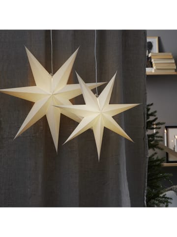 STAR Trading Papierstern "Plain" in Weiß - Ø 75 cm