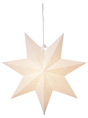 STAR Trading Gwiazda papierowa "Lysa" w kolorze białym - Ø 43 cm