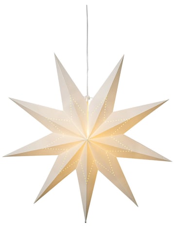 STAR Trading Gwiazda papierowa "Lysa" w kolorze białym - Ø 80 cm