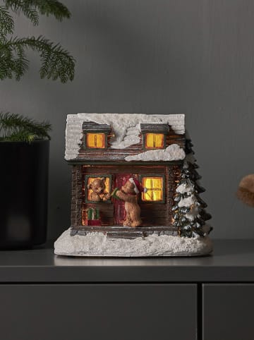 STAR Trading Decoratief ledfiguur "Tedville" meerkleurig - (L)18 x (B)16 x (H)13 cm