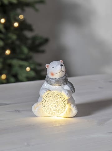 STAR Trading LED-Dekofigur "Polare" in Weiß - (L)12 x (B)11 cm