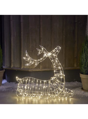 STAR Trading Figurka dekoracyjna LED "Atja" w kolorze ciepłej bieli - 92 x 64 cm