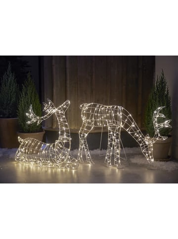 STAR Trading Decoratief ledfiguur "Atja" warmwit - (B)92 x (H)64 cm