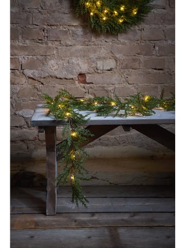 STAR Trading Ledguirlande "Thuja" groen - (L)180 cm
