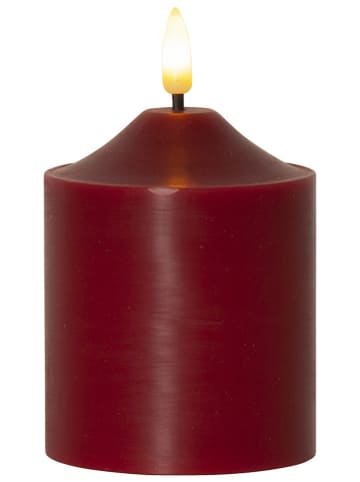 STAR Trading Ledkaars "Vlam" rood - (H)12 cm