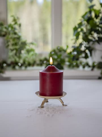 STAR Trading Ledkaars "Vlam" rood - (H)12 cm