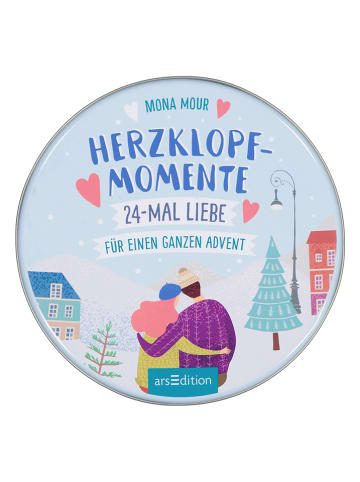 ars edition Adventskalender in der Dose "Herzklopfmomente"