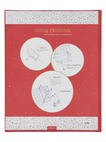 ars edition Adventskalender zum Befüllen "Merry Christmas"