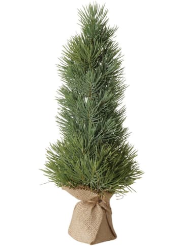 Boltze Kerstboom "Dennenboom" groen/lichtbruin - (H)42 cm