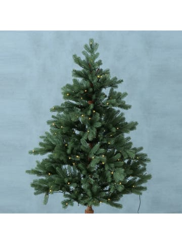 Boltze Künstlicher Weihnachtsbaum "Yokohama" in Grün/ Braun - (H)180 x Ø 90 cm
