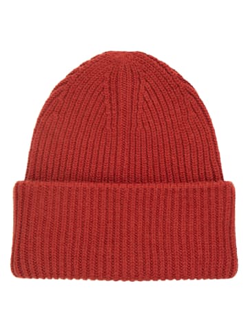 Seidensticker Wełniana czapka w kolorze czerwonym