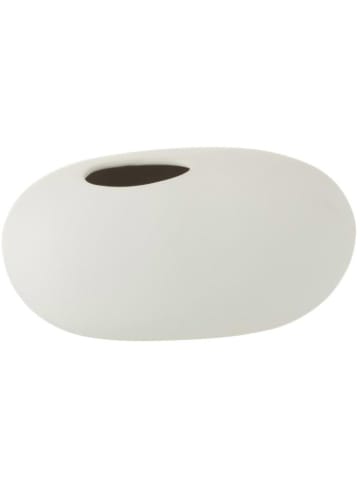 J Line Wazon w kolorze białym - wys. 13 x Ø 25 cm