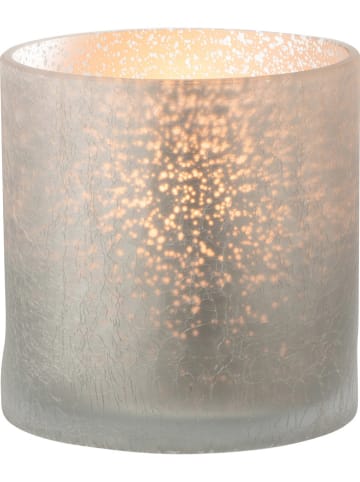 J Line Windlicht in Hellgrau - (H)15 x Ø 15 cm