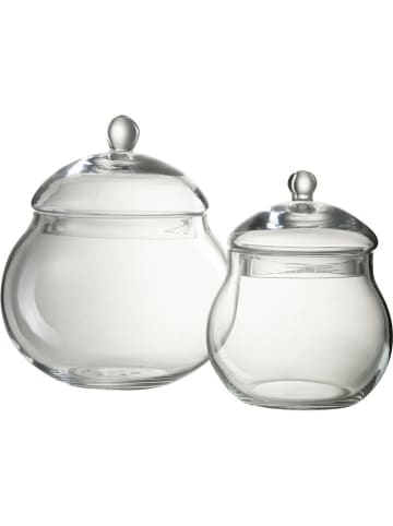 J Line Voorraadglas transparant- (B)20 x (H)23,5 cm