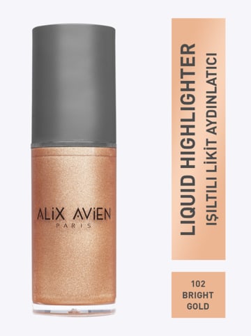 ALIX AVIEN Highlighter "Liquid - 102 Bright Gold", 30 ml