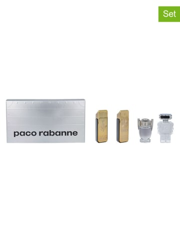 Paco Rabanne 4-delige set: "Masculine Set" - 4 x eau de parfum, elk 5 ml