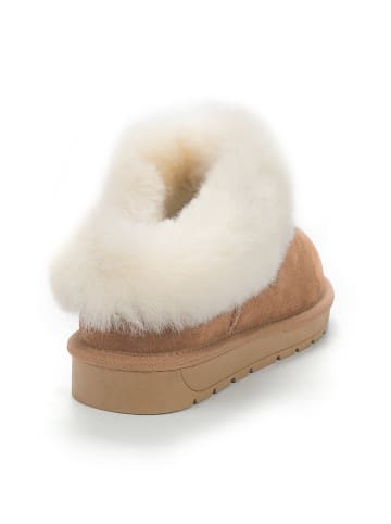 Gooce Leren winterboots "Mitsuko" lichtbruin