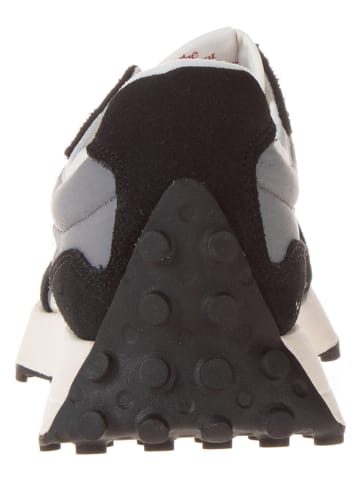 New Balance Skórzane sneakersy w kolorze niebieskoszaro-czarnym