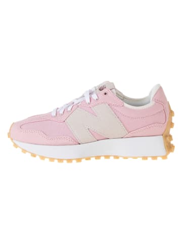 New Balance Leder-Sneakers in Rosa/ Weiß