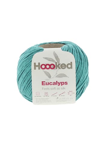 Hoooked Textilgarn "Eucalyps" in Türkis - 100 g